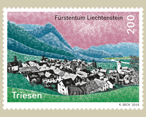 Dorfansichten: Triesen