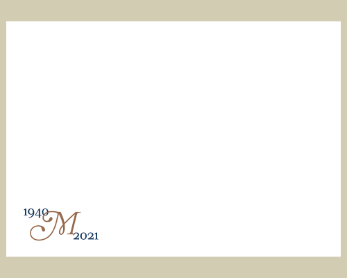 In memoriam of Princess Marie of Liechte