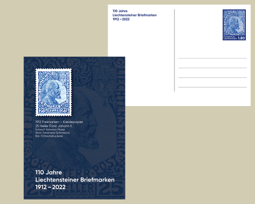 Postcard: 110 years of Liechtenstein sta