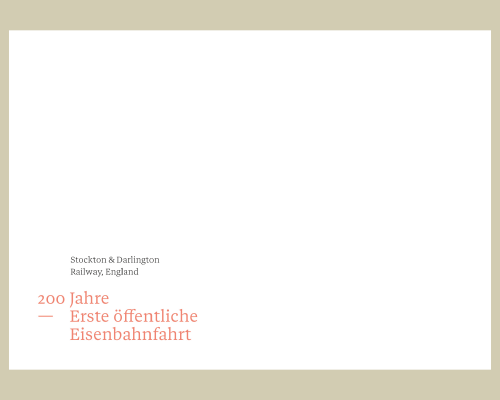 200 Years of the first public rail journ