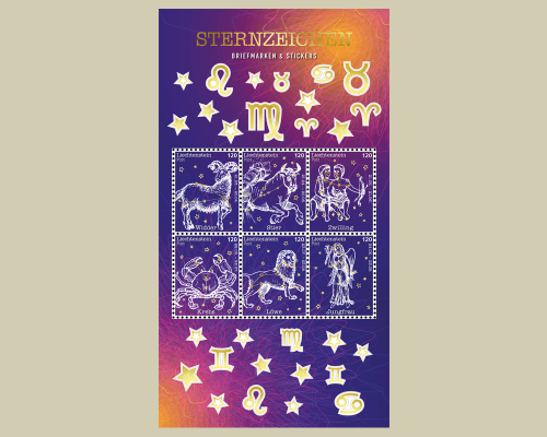 Signs of the Zodiac - Set 2 sheets