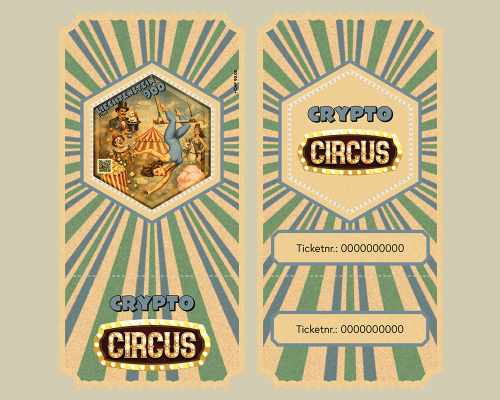 Crypto Circus "l'acrobate" Bleu