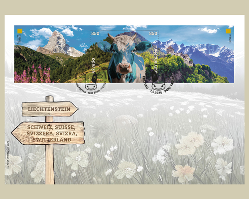 Special Cover - Crypto Stamp CHLI - Blau