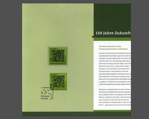 Anniversary folder 1861 - 2001 Liechtens