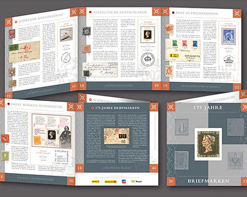 Special folder 175 Years of Stamps