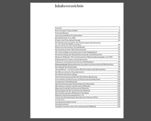 75 Jahre Liechtenstein Briefmarken - Ger
