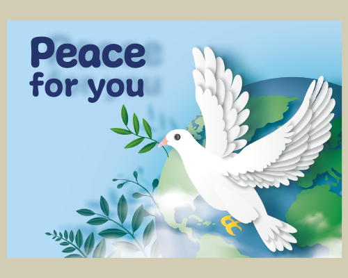 Postcard - Peace for you
