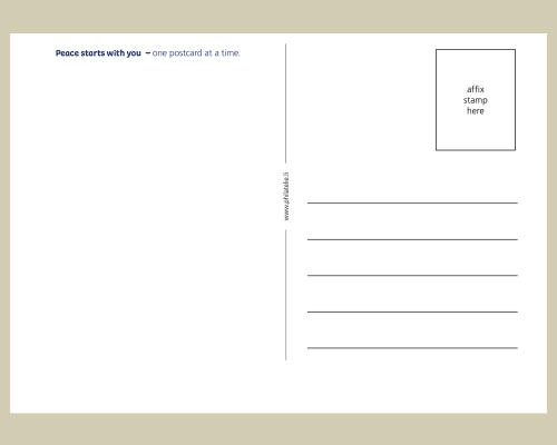 Postcard - Peace for you