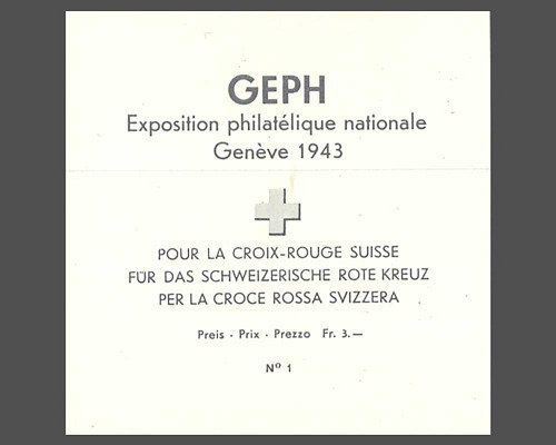 Gedenkblock zur Nationalen Briefmarkenau