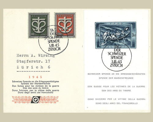 Swiss donation to war victims
