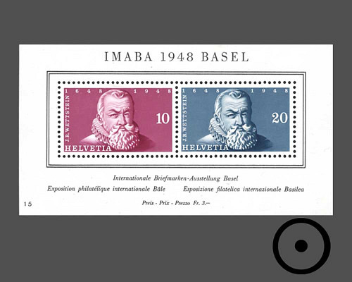 Souvenir sheet to commemorate the Int.