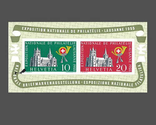 Gedenkblock zur Nationalen Briefmarkenau