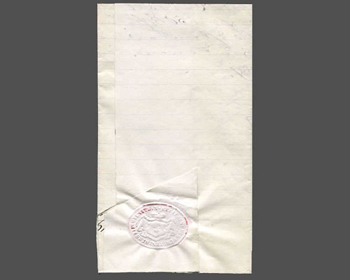 3 Kreuzer 1883 dunkelgrün auf Faltbrief