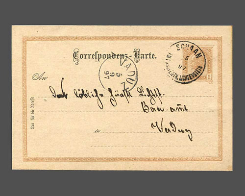 LBK Nr. Pk 20 a, 2 Kreuzer Ausgabe 1897,