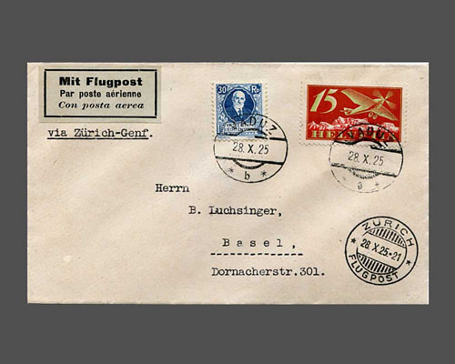 Mi.Nr. 179, Z..Nr. F 3, 15 Rp. Schweiz-F