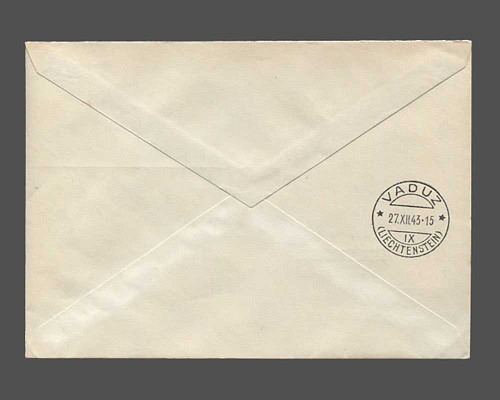 Automatenmarken 1943 auf R-Brief mit Ers