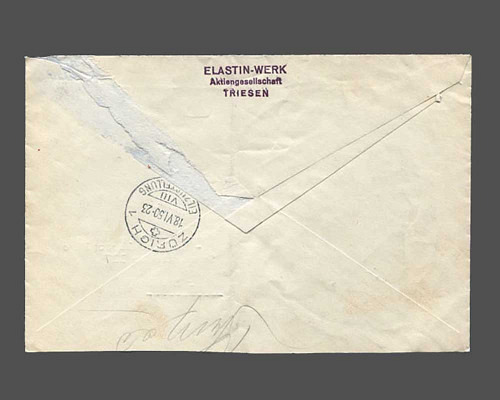 20 Rp. + CHF 0.80 Jagd 1950 auf portogre