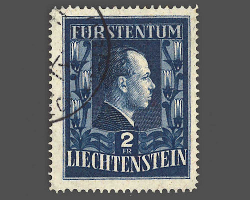 Mi.Nr. 304-305 B, 2+3 Fr. Fürst/Fürstin