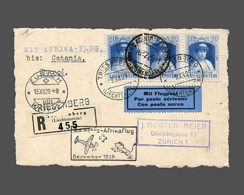 LBK Nr. 27 a, 2. Schweizer Afrikaflug 15